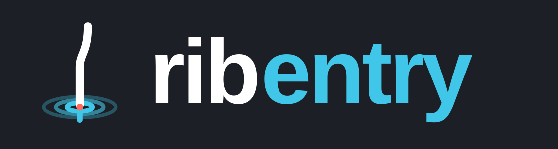 Ribentry logo on dark